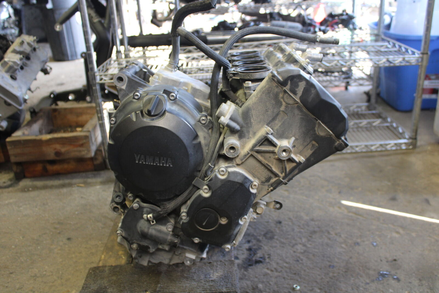 09-15 YAMAHA FZ6R ENGINE MOTOR  BB686