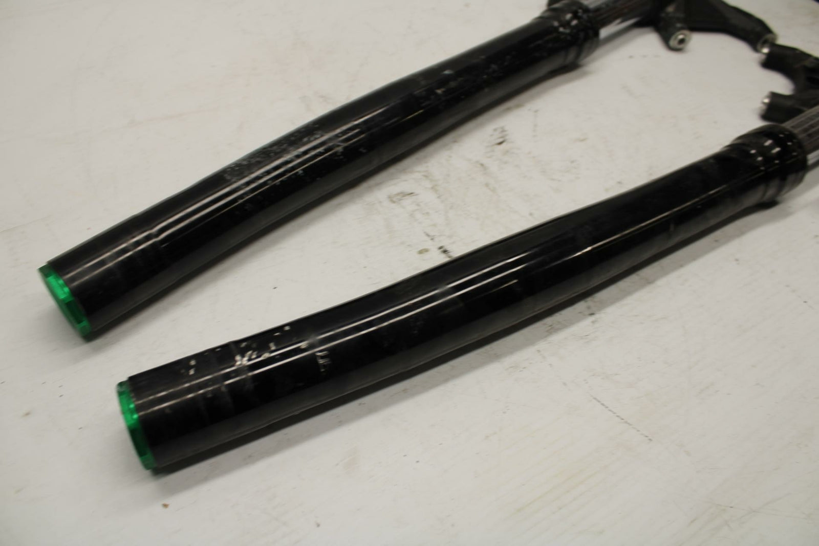 13-18 KAWASAKI NINJA ZX6R FRONT FORKS SHOCK SUSPENSION SET PAIR FOR PARTS  BB353