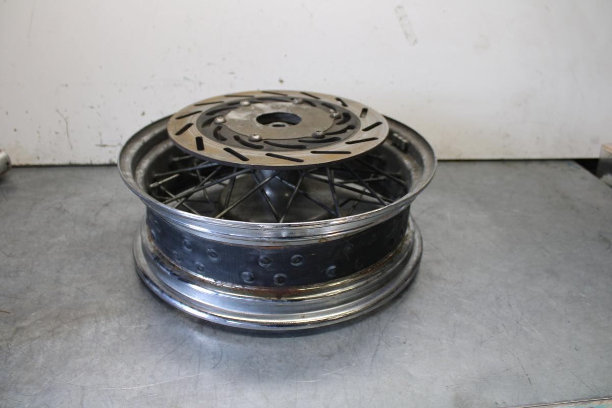 99-00 YAMAHA V STAR 1100 REAR WHEEL BACK RIM BB711