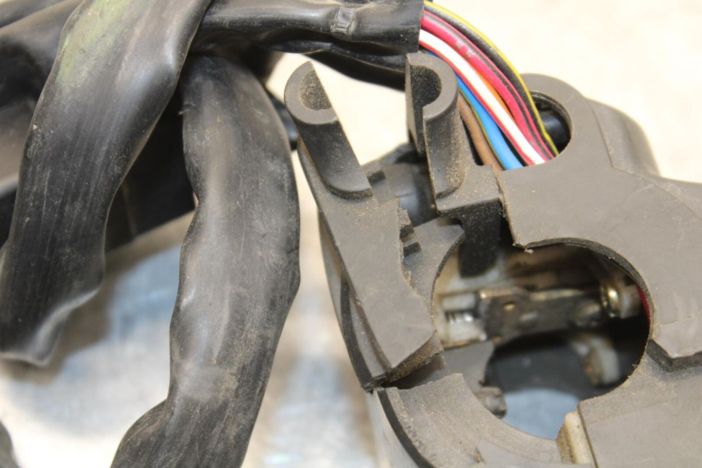 2003 Kawasaki Ninja ZX6RR ZX600K LEFT CLIP ON HANDLE HORN SIGNALS SWITCH BB66