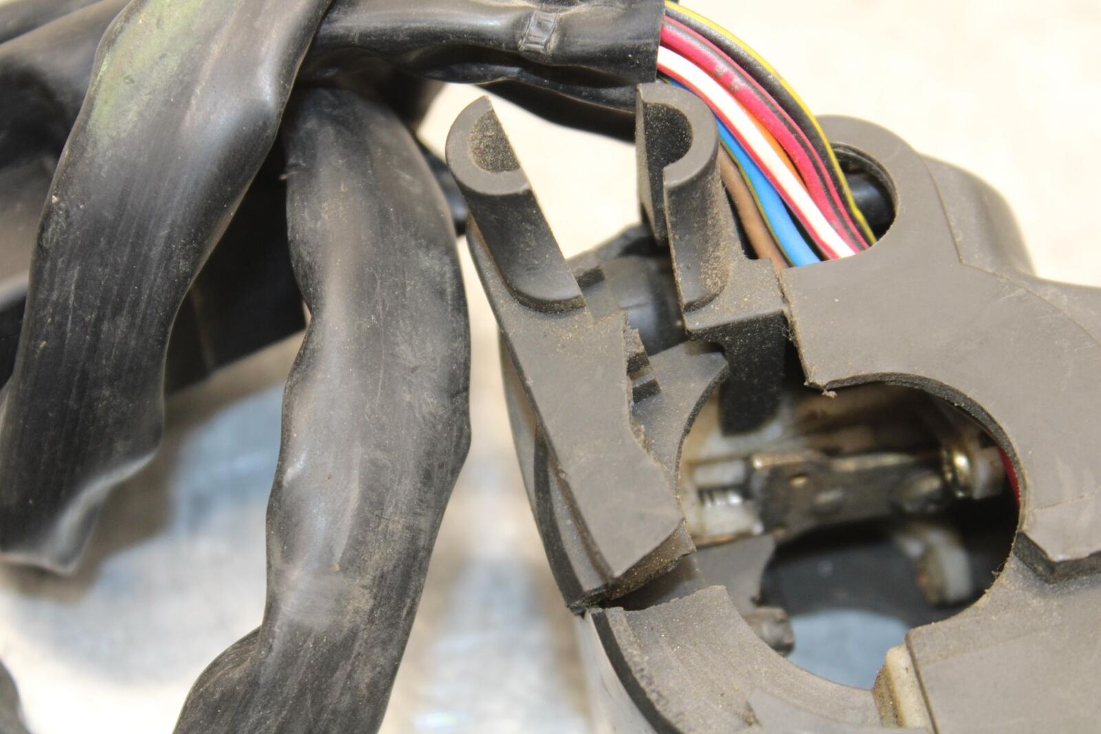 2003 Kawasaki Ninja ZX6RR ZX600K LEFT CLIP ON HANDLE HORN SIGNALS SWITCH BB66