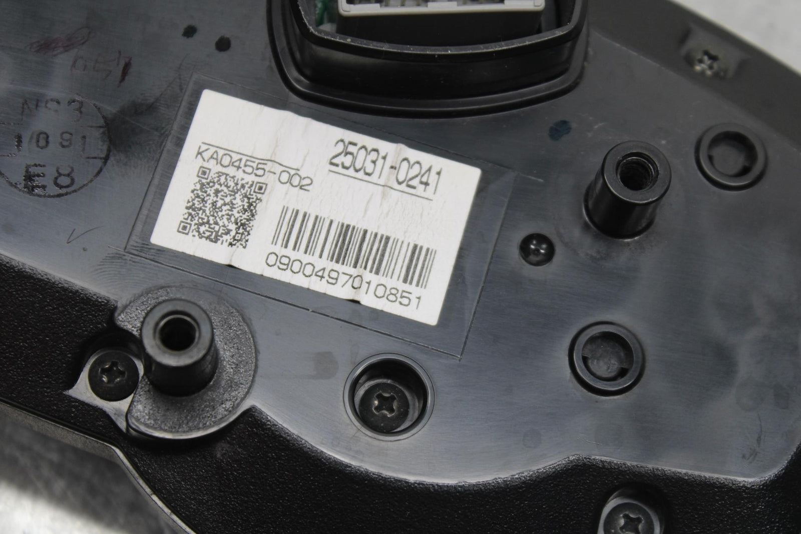 09-12 KAWASAKI NINJA ZX6R SPEEDO TACH GAUGES DISPLAY CLUSTER SPEEDOMETER BB640