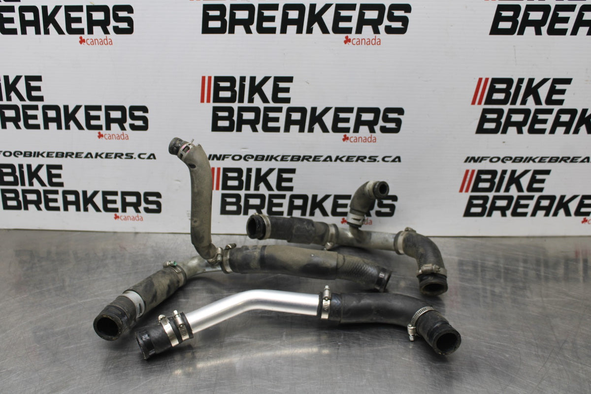 08-16 YAMAHA YZF R6 RADIATOR HOSES ENGINE COOLANT WATER PIPES HOSE KIT SET BB856