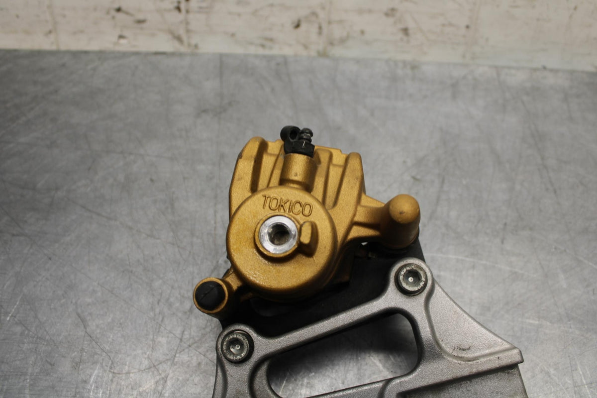 03-06 KAWASAKI Z1000 REAR BACK BRAKE CALIPER W MOUNT BRACKET BB487