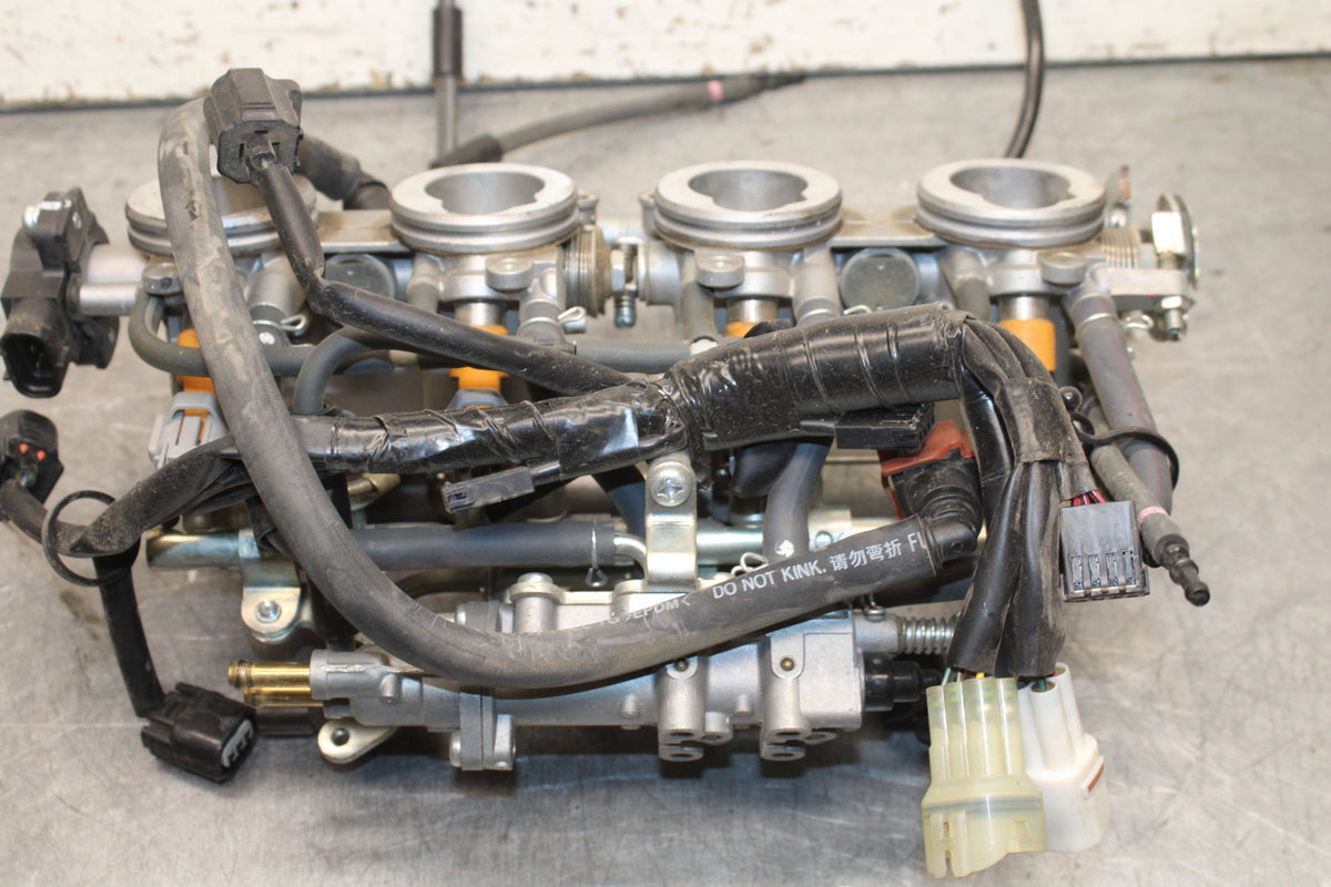 09-15 YAMAHA FZ6R MAIN FUEL INJECTORS / THROTTLE BODIES 36P-13750-10-00 BB719