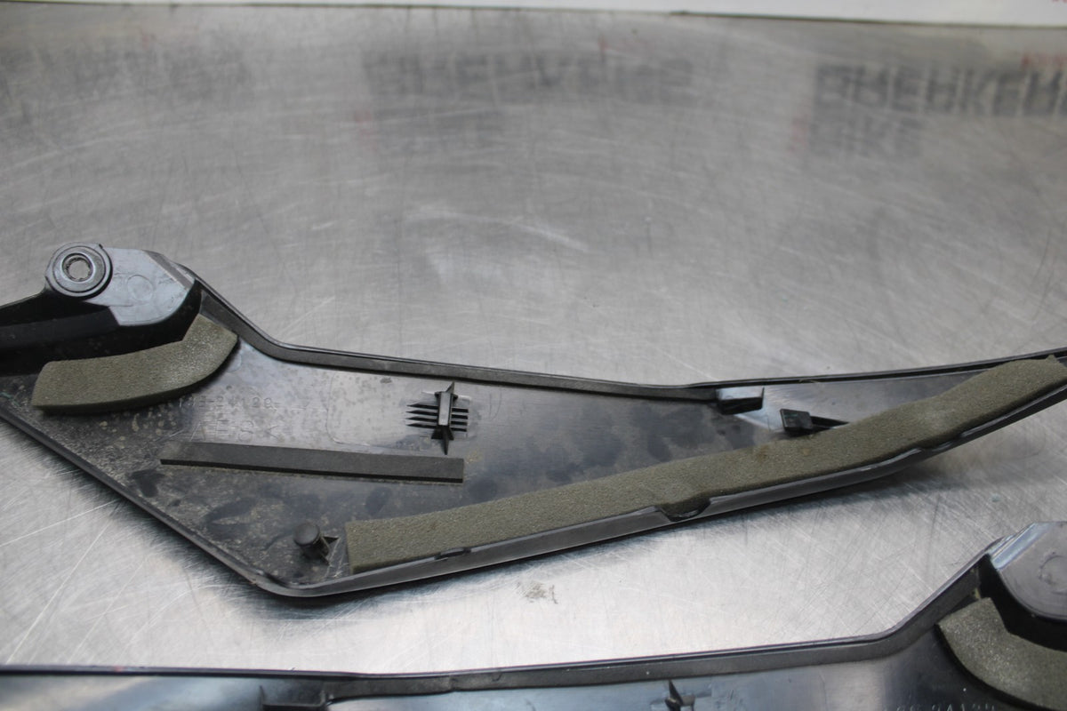 08-16 YAMAHA YZF R6 RIGHT LEFT GAS FUEL TANK PANELS COVERS TRIM SET COWLS  BB856