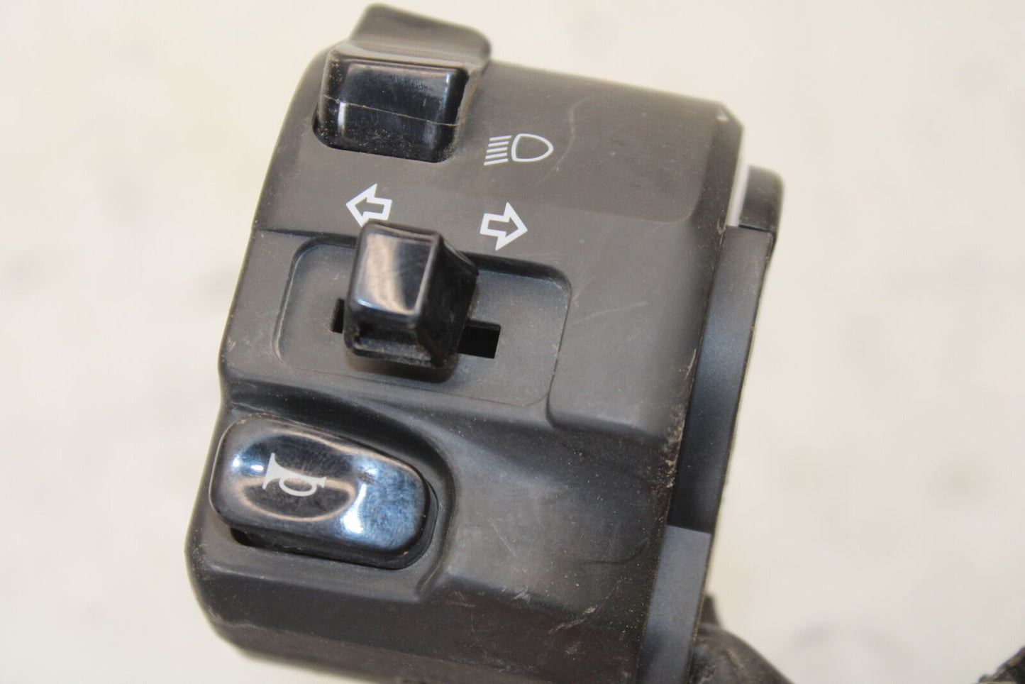 09-14 YAMAHA YZF R1 LEFT CLIP ON HANDLE HORN SIGNALS SWITCH SWITCHES BB696