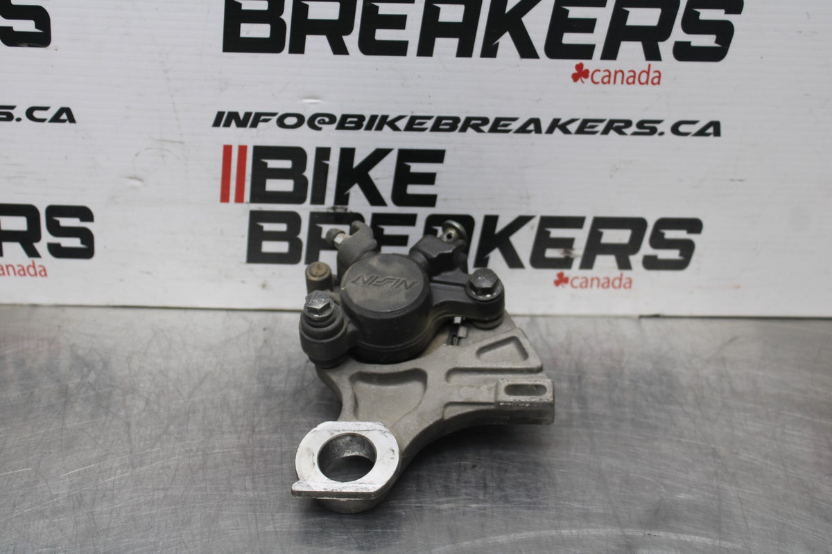 08-09 YAMAHA YZF R6S REAR BACK BRAKE CALIPER W MOUNT BRACKET BB796