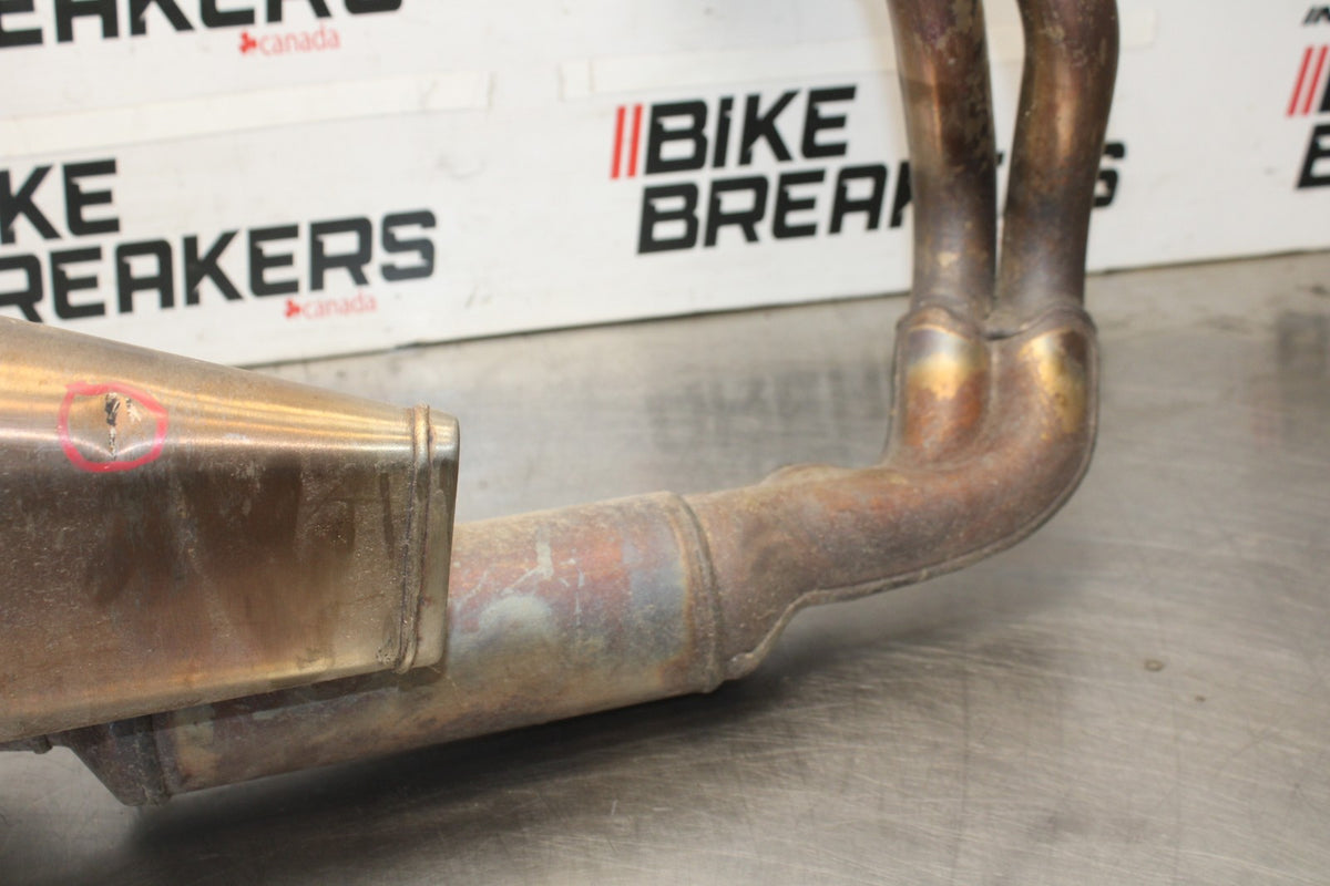 23 KAWASAKI NINJA 650 EX650 FULL EXHAUST SYSTEM HEADERS PIPE MUFFLER BB920