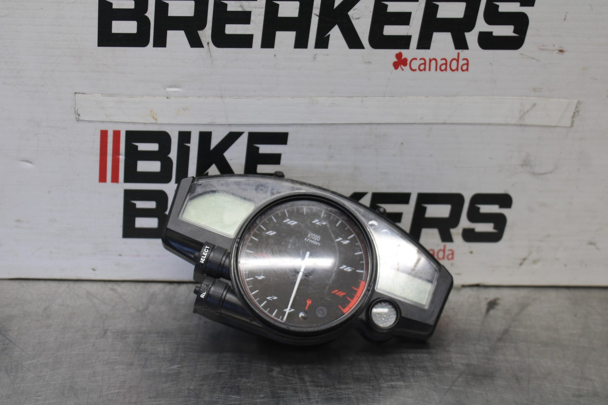 08-16 YAMAHA YZF R6 SPEEDO TACH GAUGES DISPLAY CLUSTER SPEEDOMETER BB929