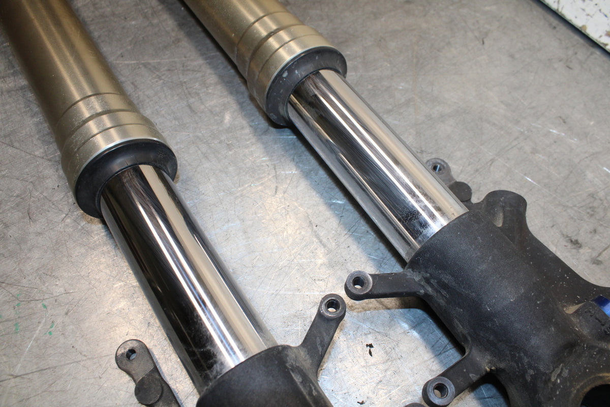 08-10 SUZUKI GSXR 600 FRONT FORKS SHOCK SUSPENSION SET PAIR  BB721