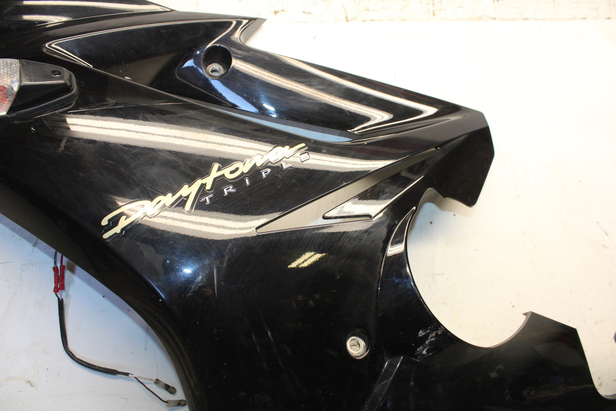 07-08 TRIUMPH DAYTONA 675 LEFT LOWER MID UPPER SIDE FAIRING COWL BB685