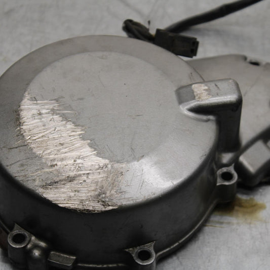 00-01 KAWASAKI ZZR600 STATOR MAGNETO ALTERNATOR GENERATOR COVER BB568