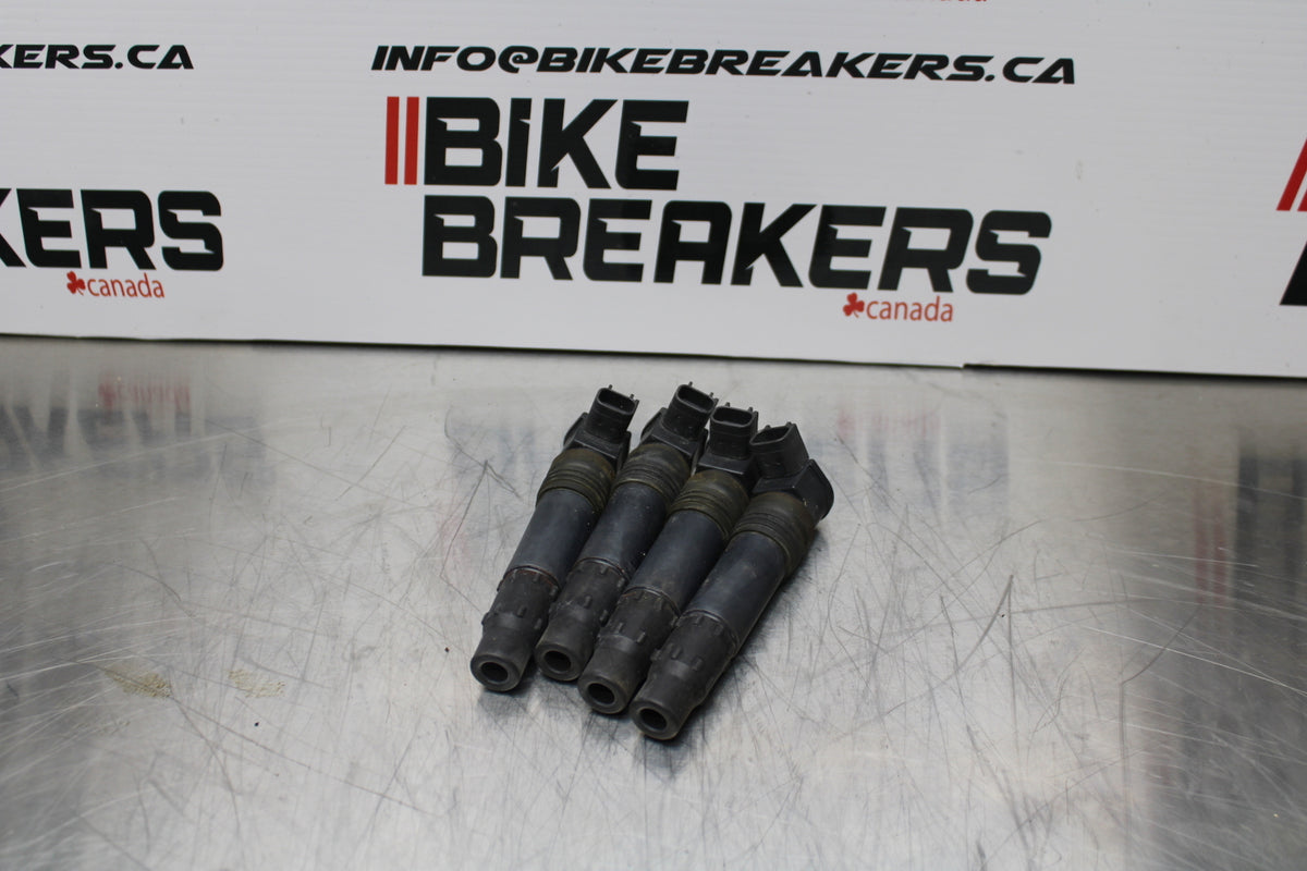 07 KAWASAKI Z1000 IGNITION COILS COIL SPARK PLUG CAPS BB148