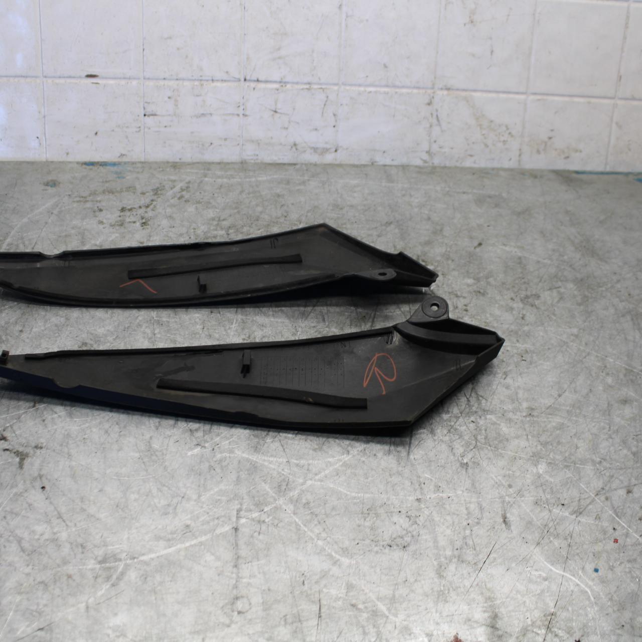 04-06 YAMAHA YZF R1 RIGHT LEFT GAS FUEL TANK PANELS COVERS TRIM SET COWLS  BB432