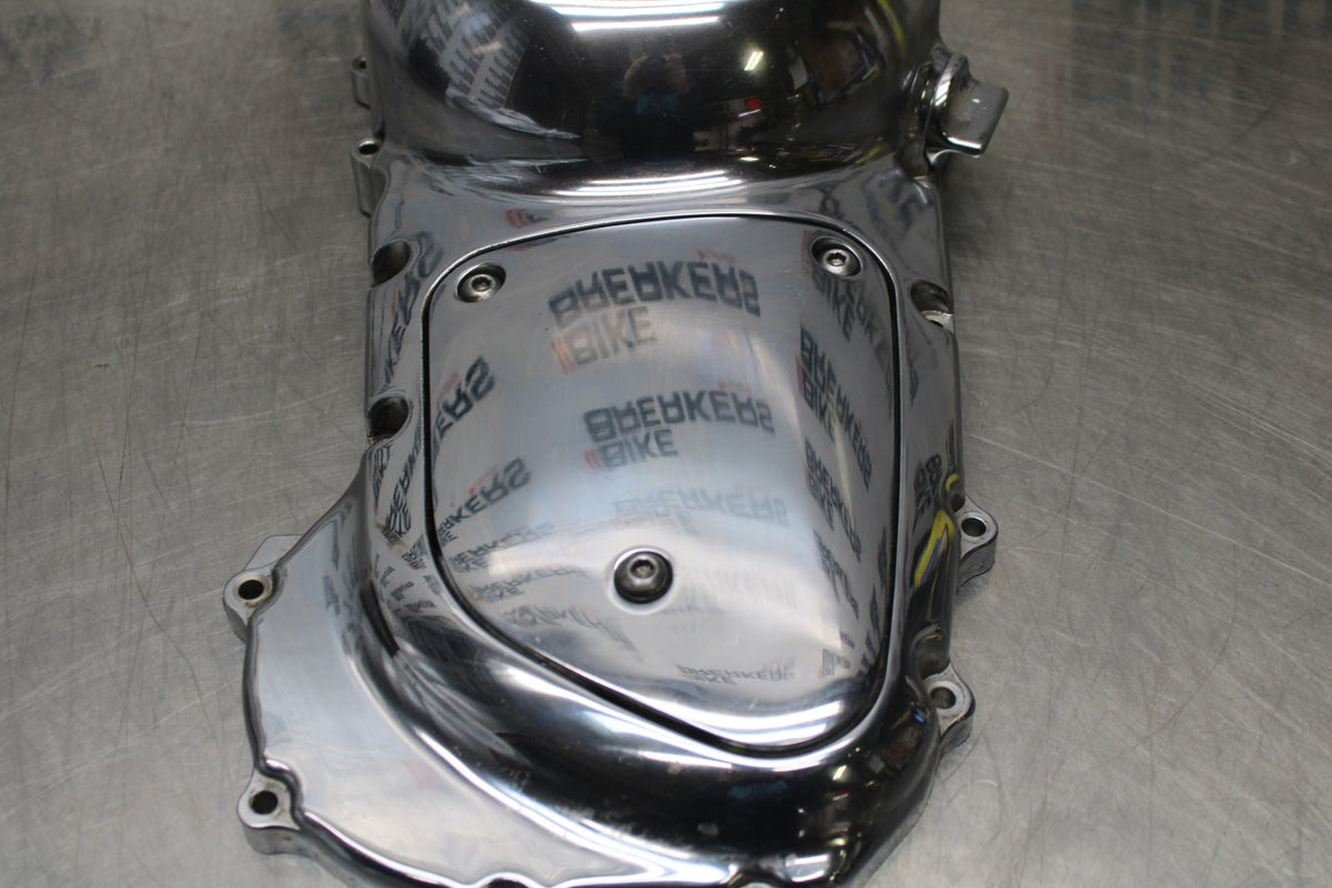 03-08 KAWASAKI VULCAN 1600 CLUTCH SIDE ENGINE MOTOR COVER BB196