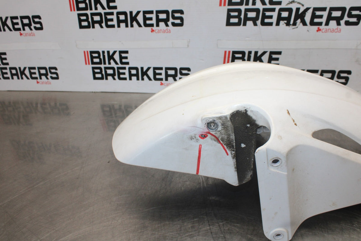 06-07 HONDA INTERCEPTOR 800 VFR800 FRONT WHEEL FENDER COWL FAIRING BB917