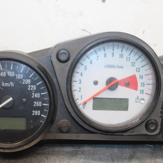 1999 Suzuki GSXR600 SPEEDO TACH GAUGES DISPLAY CLUSTER SPEEDOMETER  BB608