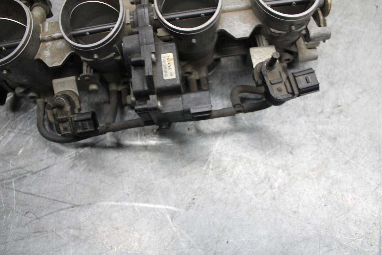 2009 Kawasaki Ninja ZX6R ZX600R MAIN FUEL INJECTORS / THROTTLE BODIES BB538