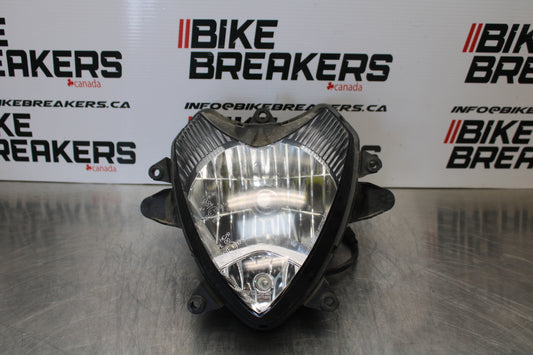 04-09 SUZUKI GS500F FRONT HEADLIGHT HEAD LIGHT LAMP BB165