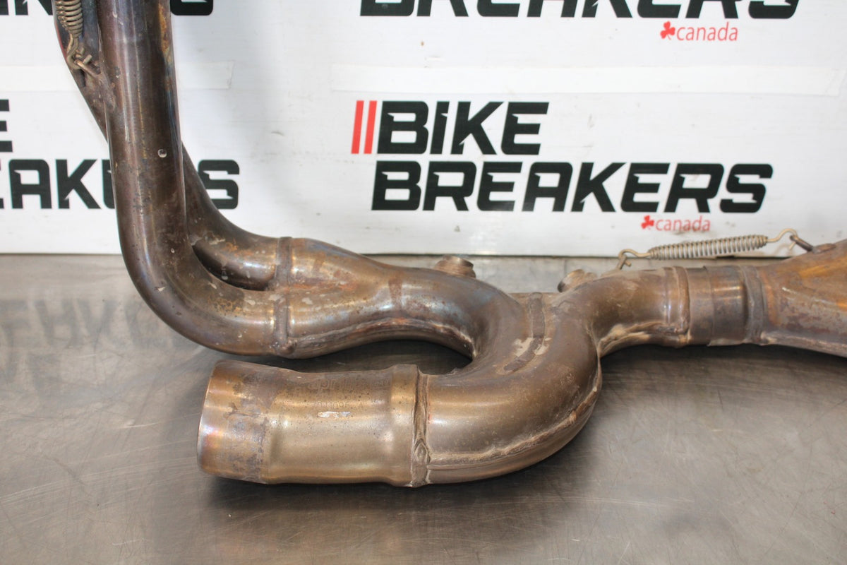 24 APRILIA TUONO V4 1100 FACTORY ABS EXHAUST HEADER PIPES MANIFOLD BB887
