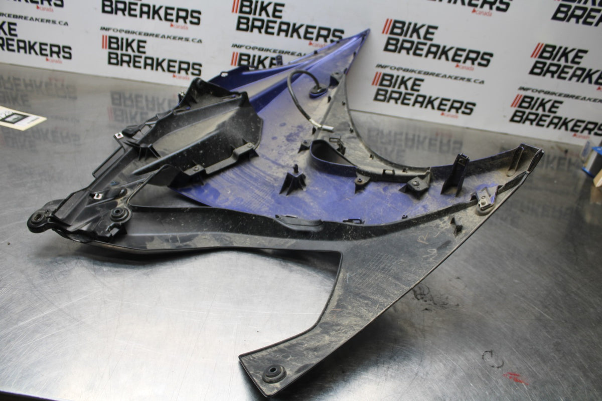 17-18 YAMAHA YZF R3 LEFT LOWER MID UPPER SIDE FAIRING COWL BB788
