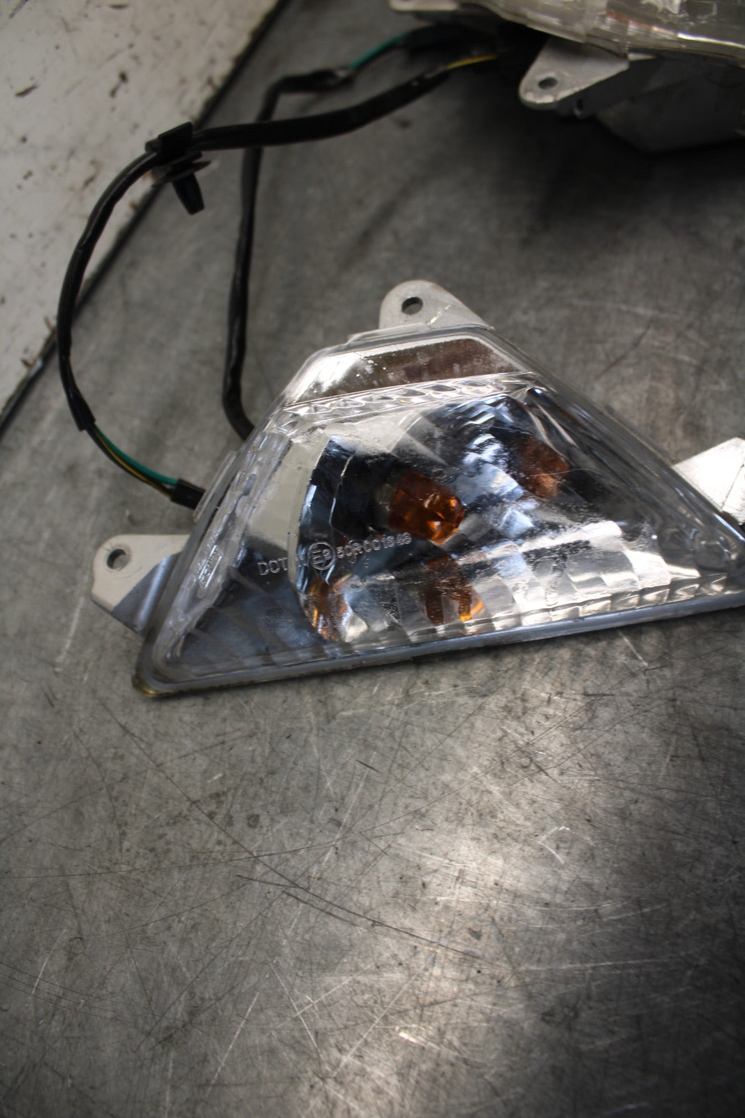 13-18 KAWASAKI NINJA ZX6R FRONT LEFT RIGHT TURN SIGNALS LIGHT INDICATORS BB682