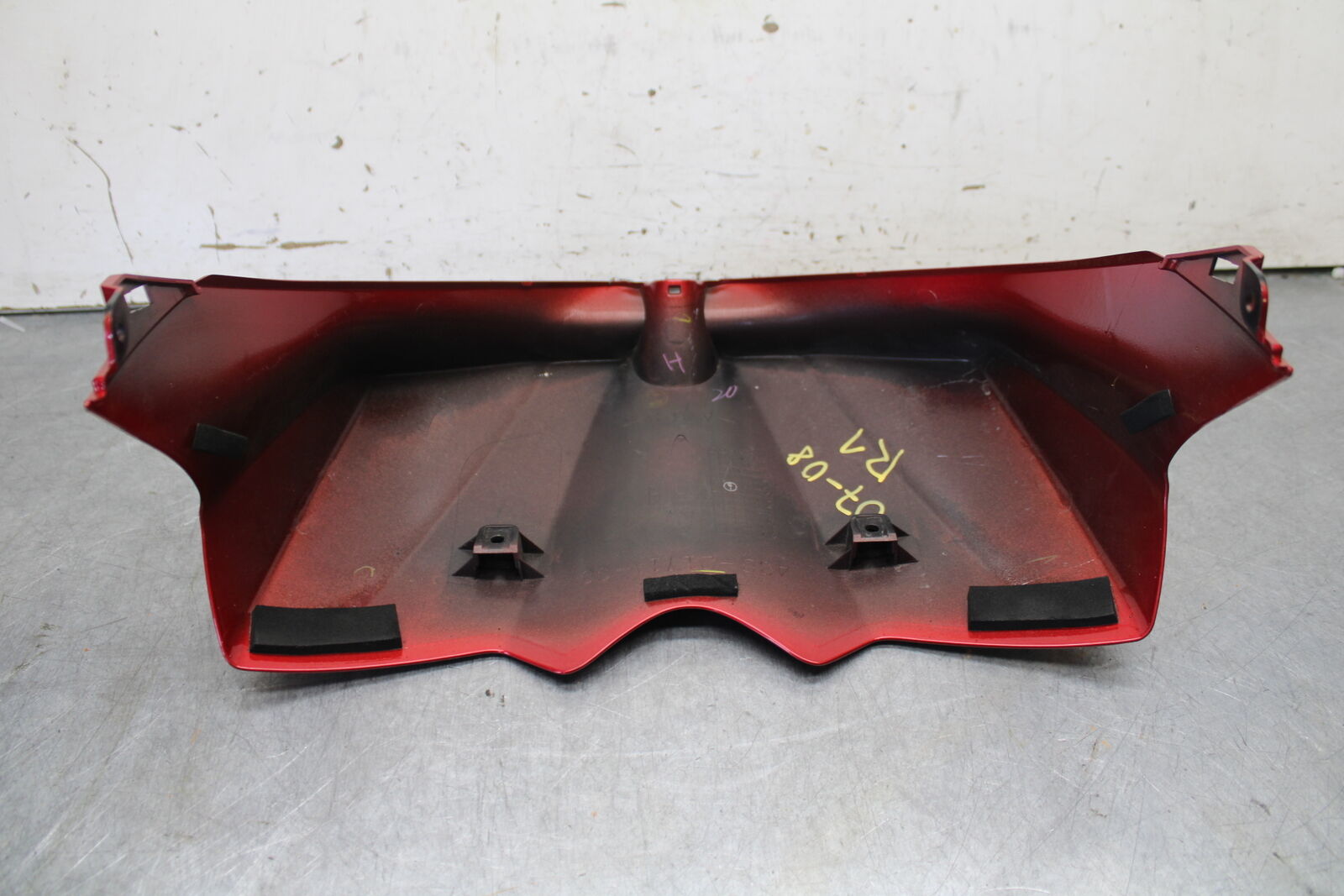 07-08 YAMAHA YZF R1 FRONT GAS TANK FUEL CELL FAIRING COWL COVER TRIM BB425