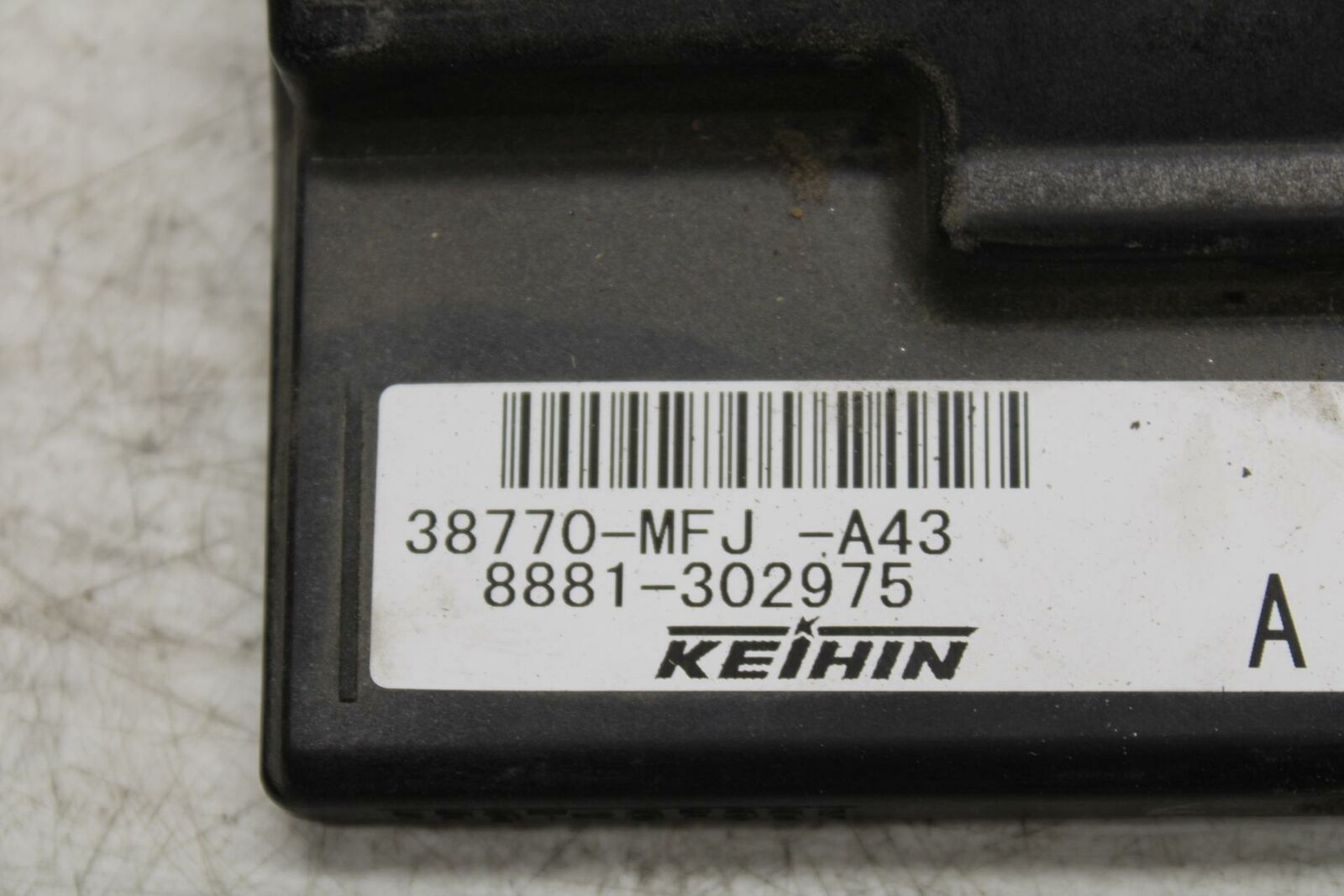 07-12 HONDA CBR600RR ECU COMPUTER CONTROLLER UNIT BLACK BOX ECM CDI  BB309