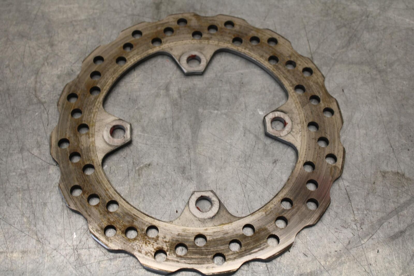 2011 Kawasaki Ninja ZX10R ZX1000K ABS REAR ROTOR BACK DISC 41080-0211  BB555