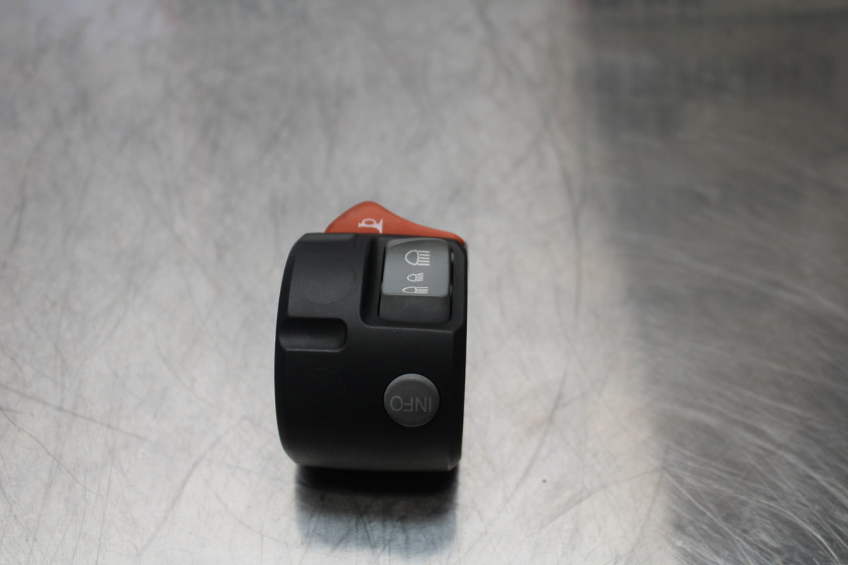 06-12 BMW F800ST LEFT CLIP ON HANDLE HORN SIGNALS SWITCH SWITCHES BB144