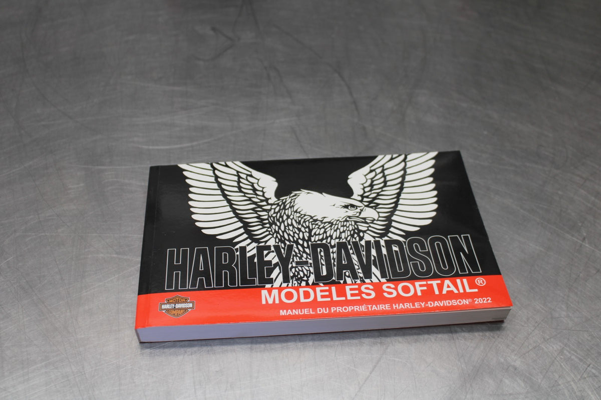 22 HARLEY-DAVIDSON SOFTAIL FRENCH ORIGINAL OWNERS MANUAL BOOK BB859