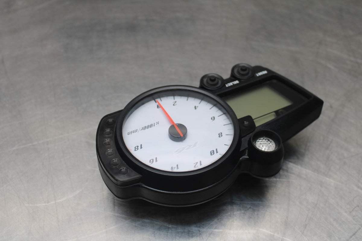 08-09 YAMAHA YZF R6S SPEEDO GAUGES DISPLAY CLUSTER SPEEDOMETER TACHOMETER BB796