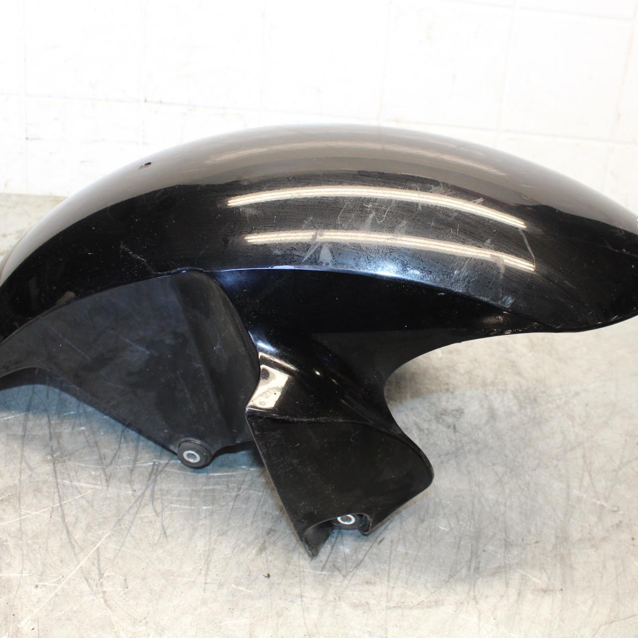 08-16 YAMAHA YZF R6 BLACK FRONT WHEEL FENDER COWL FAIRING  BB431