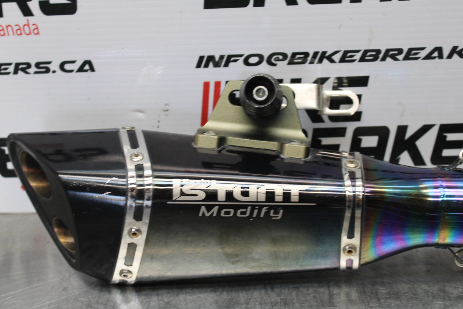 18-23 KAWASAKI NINJA 400 EX400 ABS AFTERMARKET EXHAUST PIPE MUFFLER SLIPON BB177