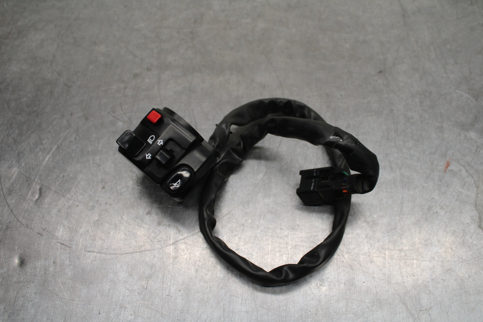 12-17 KAWASAKI NINJA 650 LEFT CLIP ON HANDLE HORN SIGNALS SWITCHES BB129