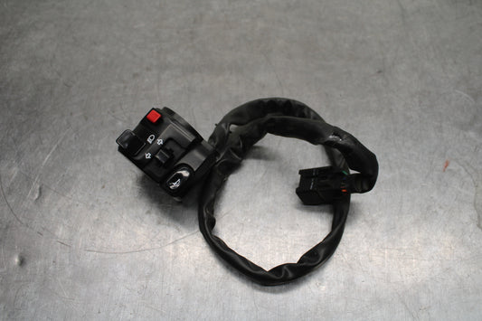 12-17 KAWASAKI NINJA 650 LEFT CLIP ON HANDLE HORN SIGNALS SWITCHES BB129