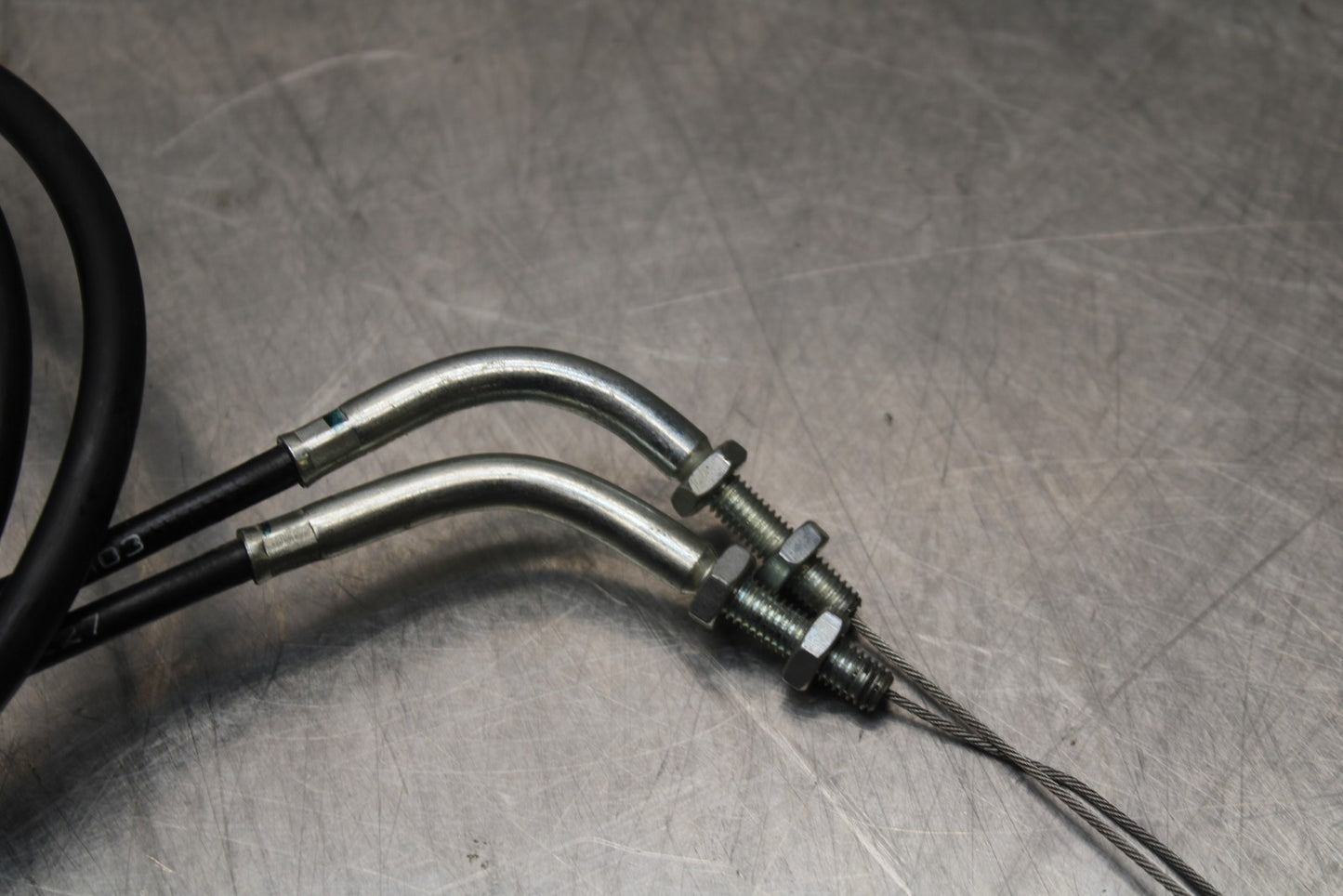 13-17 KAWASAKI NINJA 300 EX300 ABS THROTTLE CABLES LINES BB187