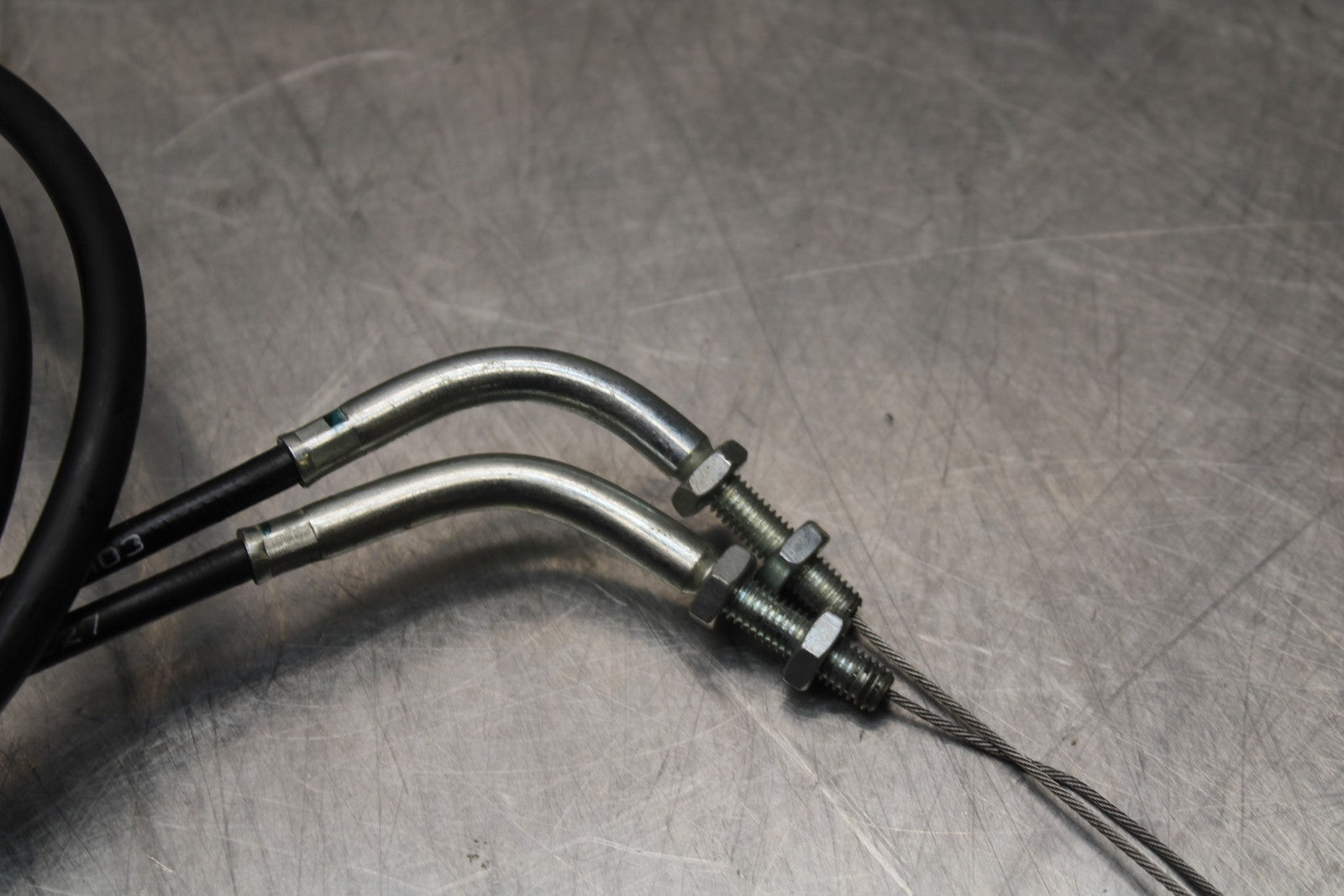 13-17 KAWASAKI NINJA 300 EX300 ABS THROTTLE CABLES LINES BB187