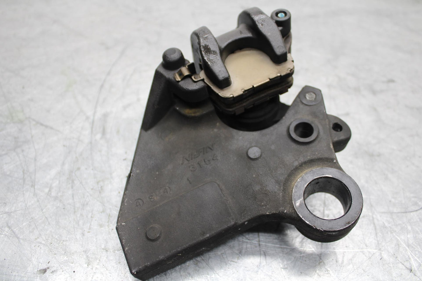 11-15 KAWASAKI ZX1000R REAR BACK BRAKE CALIPER W MOUNT BRACKET BB445