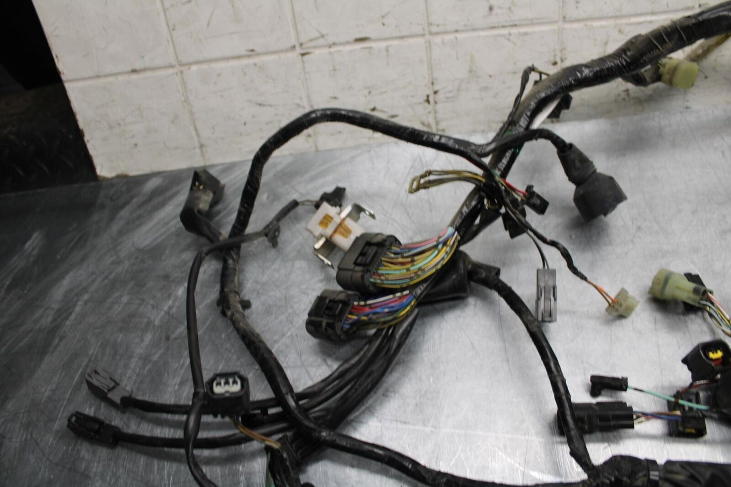 11-14 KAWASAKI VERSYS 650 LE 650C MAIN ENGINE WIRING HARNESS MOTOR WIRE  BB498