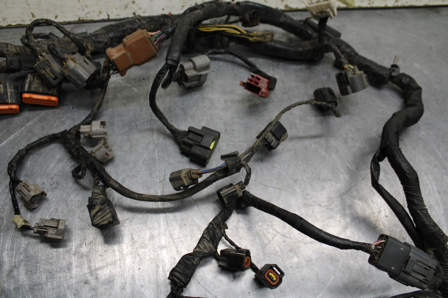 06-07 KAWASAKI NINJA ZX10R MAIN ENGINE WIRING HARNESS MOTOR WIRE LOOM BB115