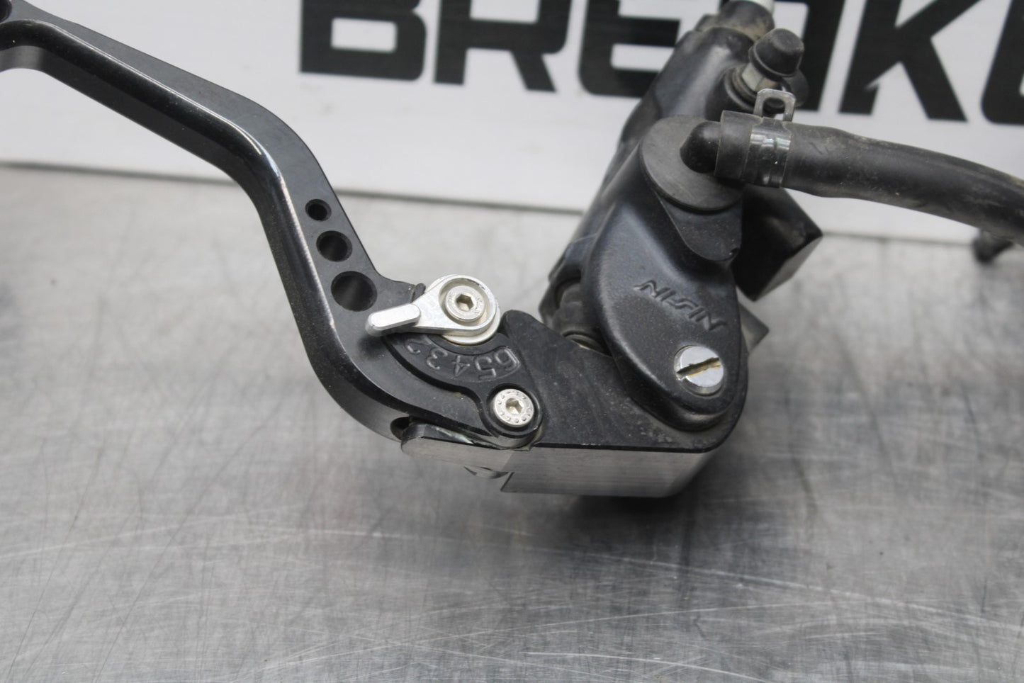 08 KAWASAKI NINJA ZX10R FRONT BRAKE MASTER CYLINDER w/ PAZZO LEVER BB201