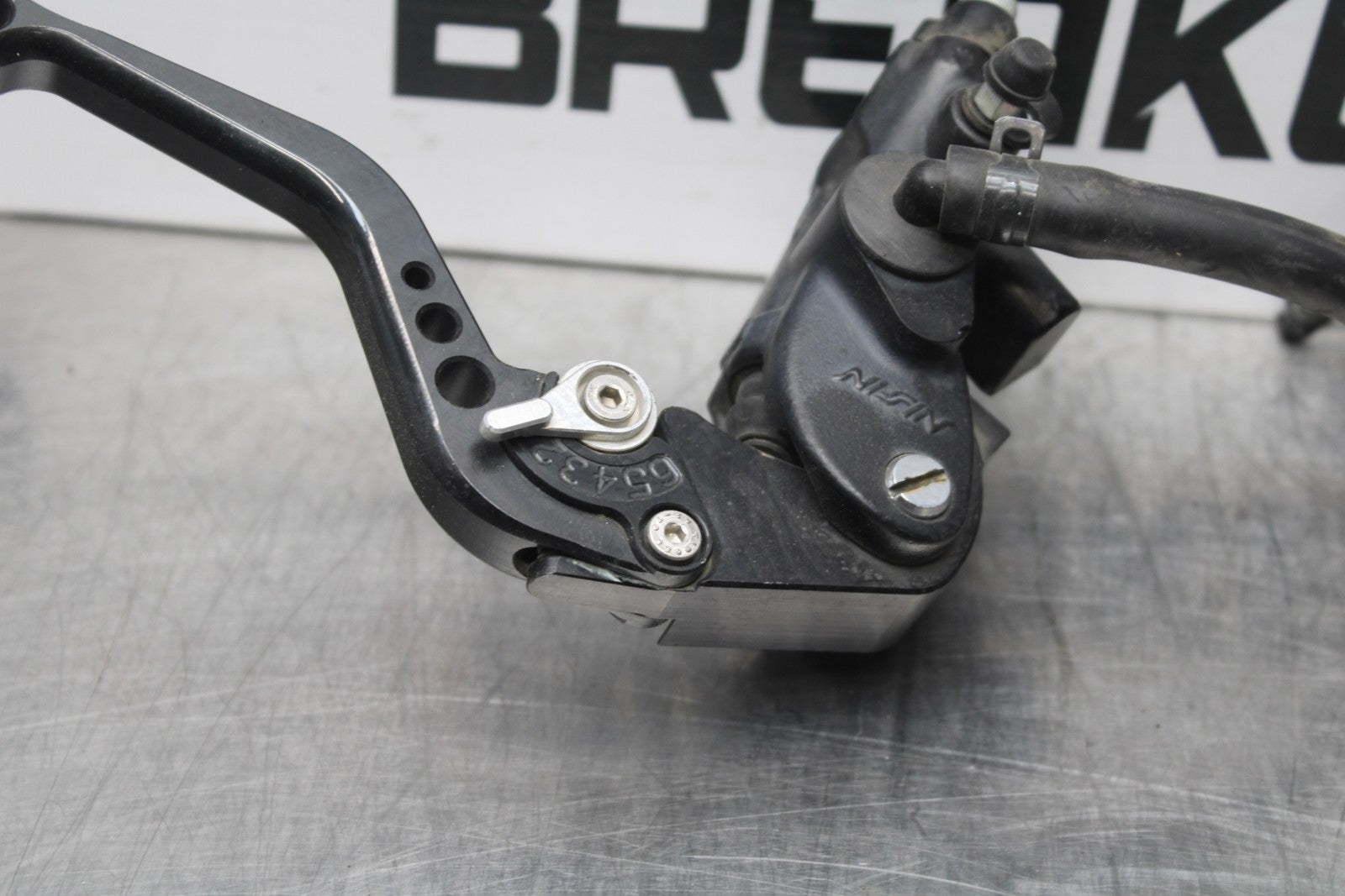 08 KAWASAKI NINJA ZX10R FRONT BRAKE MASTER CYLINDER w/ PAZZO LEVER BB201