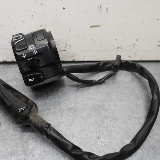 15-16 KAWASAKI EX300 LEFT CLIP ON HANDLE HORN SIGNALS SWITCH  BB635