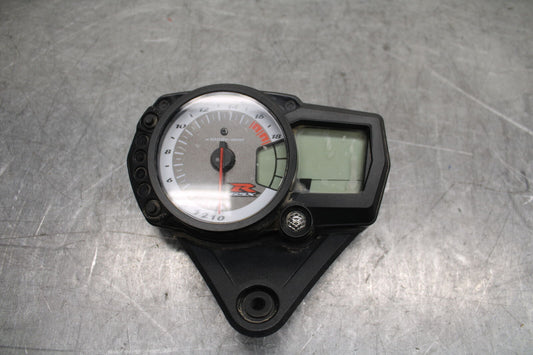 08-10 SUZUKI GSXR 600 SPEEDO TACH GAUGES CLUSTER SPEEDOMETER TACHOMETER   BB721