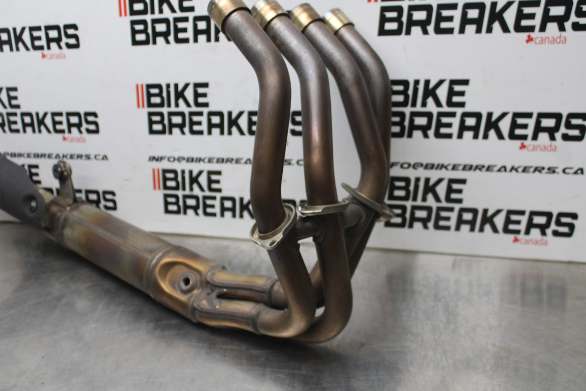 24-25 KAWASAKI NINJA ZX4R EXHAUST HEADER PIPES MANIFOLD BB827