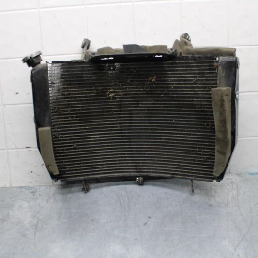 08-16 YAMAHA YZF R6 ENGINE RADIATOR MOTOR COOLER COOLING RADIATER BB451
