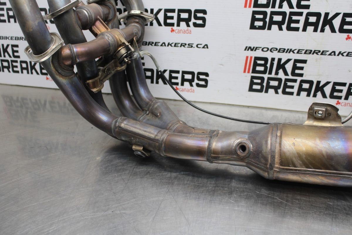 18 SUZUKI GSXR1000 EXHAUST HEADER PIPES MANIFOLD BB00