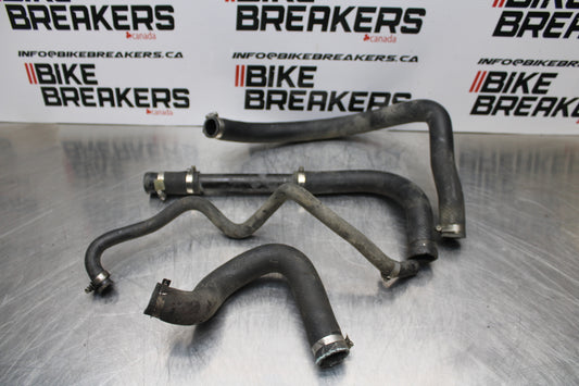 04-05 KAWASAKI NINJA ZX10R RADIATOR HOSES ENGINE COOLANT WATER PIPES BB163